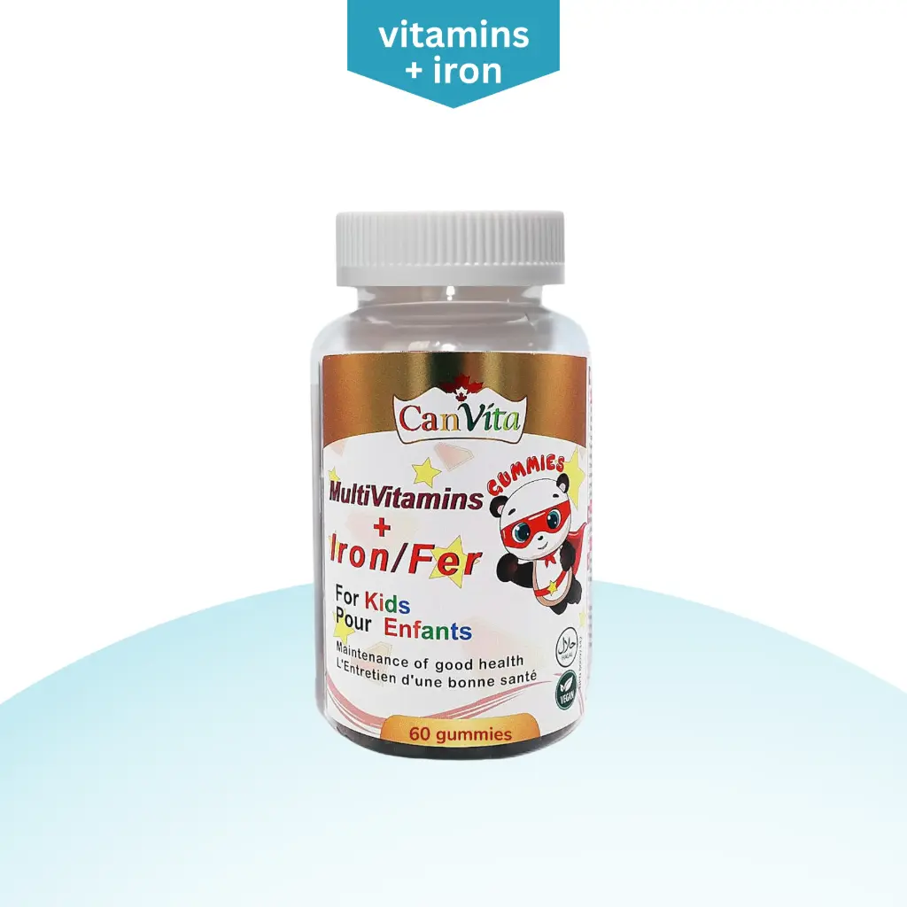 CANVITA KIDS MULTIVITAMINS IRON 60 GUMMIES/BTL