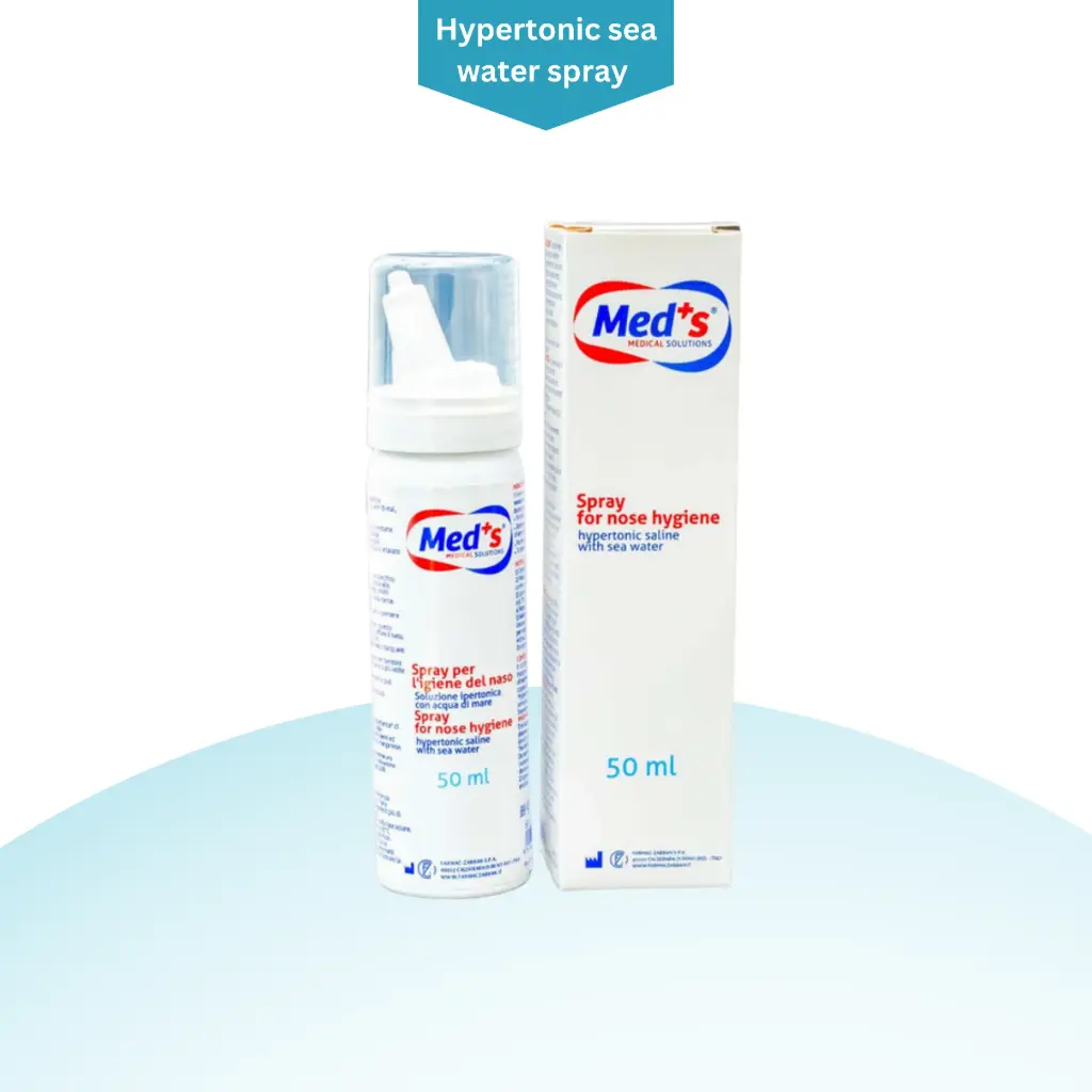 MED'S SEA WATER SPRAY-HYPERTONIC SALINE  50ML